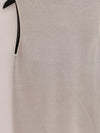 SWAYING 25 Early Autumn Zipper Lapel Cashmere Blend Vest SW-SW25PF1T15C1-BAI White